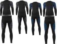 Herren Funktions Thermo Unterwäsche Black