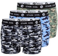 Herren Boxershorts Camouflage 3er Pack S