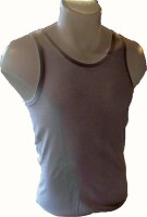 Herren Unterhemd -Tank Shirt, Feinripp in weiß 2er Pack