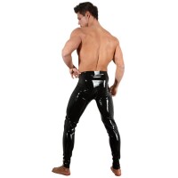 Latex Leggings mit Reißverschluss