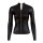 Wetlook Langarm-Top mit Zipper