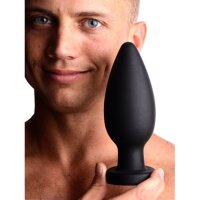 Großer XXL Silikon Anal Plug mit Saugglockenfuß