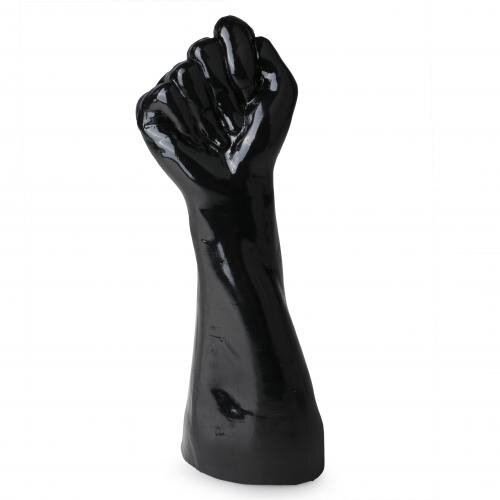 Rise Up Schwarze PVC Fist