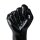 Rise Up Schwarze PVC Fist