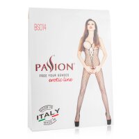 Red Netz-Catsuit mit offenem CupsOne Size (S-L 34 - 40)