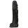 All Black realistischer Dildo 22 cm - Schwarz