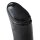 All Black realistischer Dildo schwarz - Extra klein