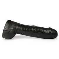 Realistischer Dildo 29 cm - Schwarz