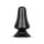 All Black Analplug 12 cm - Schwarz