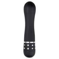 EasyToys Mini-Vibrator mit Rillen in Schwarz