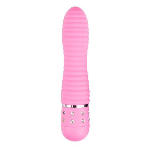 EasyToys Mini-Vibrator geriffelt in Pink