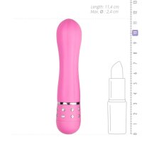 EasyToys Mini-Vibrator mit Rillen in Pink