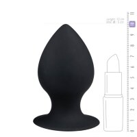 Geschmeidiger Buttplug aus Silikon - Medium