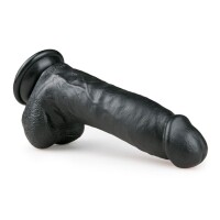 Realistischer schwarzer Dildo - 20 cm