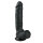 Realistischer schwarzer Dildo - 22,5 cm