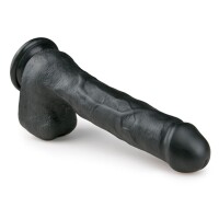 Realistischer schwarzer Dildo - 29,5 cm