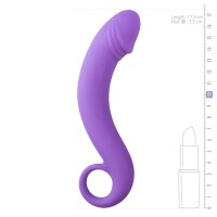 Lila Prostata-Dildo aus Silikon