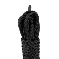 Schwarzes Bondageseil - 5 m