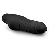 Realistischer schwarzer Vibrator aus Silikon