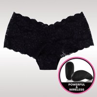 Schwarze Boyshorts aus Spitze mit KugelOne Size (S-L 34 -...