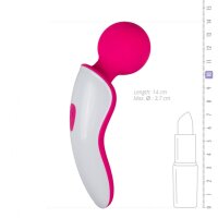 Mini-Wand-Massagegerät - Rosa/Weiß