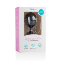 Wiggle Duo Kegel Ball - schwarz/weiß