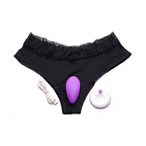 Naughty Knickers Silikon-Fernbedienung Slip mit Vibrator