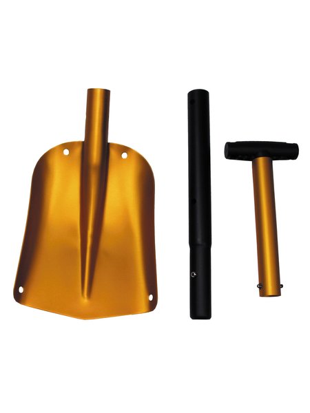 Avalanche shovel, aluminium, 3-tlg., extendable handle