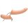 Power Pegger Doppel-Strap-On Vibrator - Hautfarbe