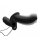 Power Pegger Doppel-Strap-On Vibrator - Schwarz