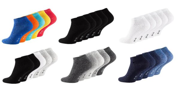 Essentials - Unisex Baumwoll Sneaker Socken 5 Paar