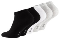 Essentials - Unisex Baumwoll Sneaker Socken 5 Paar