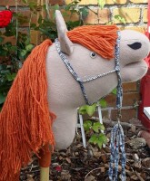 Hobby Horse Steckenpferd Braun Handarbeit Unikat