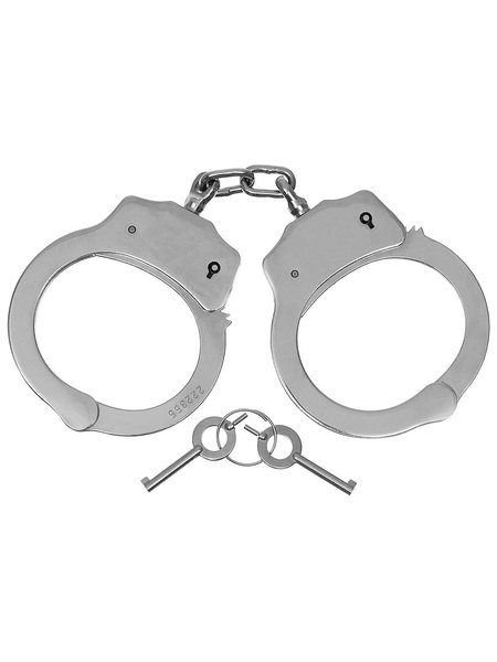 Handcuffs Deluxe steel nickel-plates