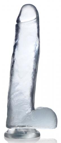 Jock C-Thru Transparenter Dildo - 27 cm