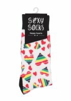 Sexy Socken - Glückliche Herzen36-41