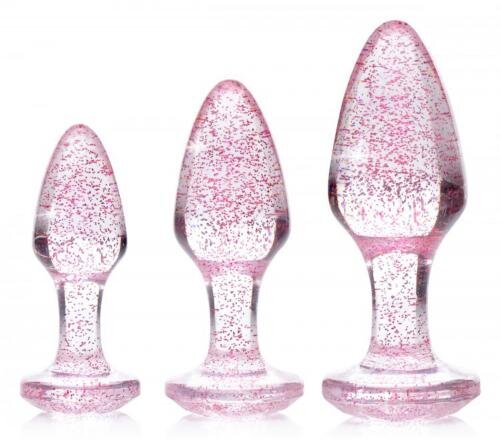 Shimmering Gem Analplugset - Rosa