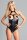 Serena Offener Wetlook-Tanga-Bodysuit - SchwarzSmall