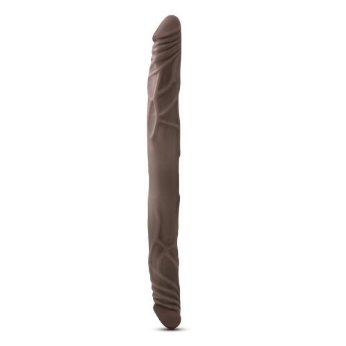 Dr. Skin – Realistischer Dildo mit Saugnapf 35,5 cm – Schokolade