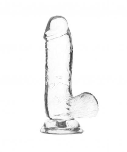 Crystal Addiction - Transparenter Dildo - 15 cm