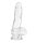 Crystal Addiction - Transparenter Dildo - 18 cm