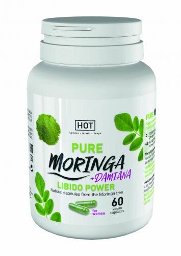 HOT BIO - Moringa Power-Kapseln für Frauen - 60 Stk.