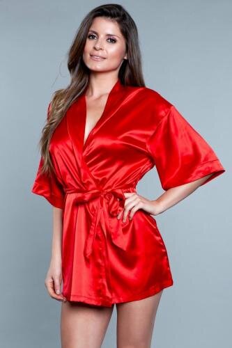 Getting Ready Satin-Kimono - RotXXXL