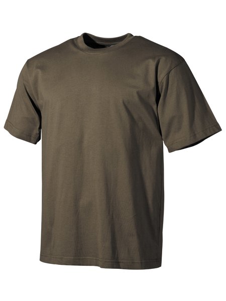Los EE.UU. la camiseta, medio pobre, olivas, 160 gr / m ²