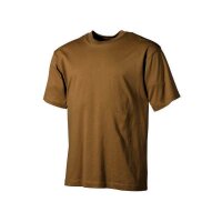 US T-Shirt, halbarm, coyote, 160g/m²