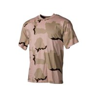 US T-Shirt, halbarm, 3 Farben desert, 160g/m²