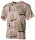 US T-Shirt, halbarm, 3 Farben desert, 160g/m²