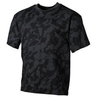 US T-Shirt, halbarm, night - camo, 170g/m²