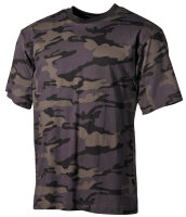 US T-Shirt, halbarm, combat - camo, 170g/m²