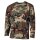 US Tarn-Shirt, langarm, woodland, 160g/m²